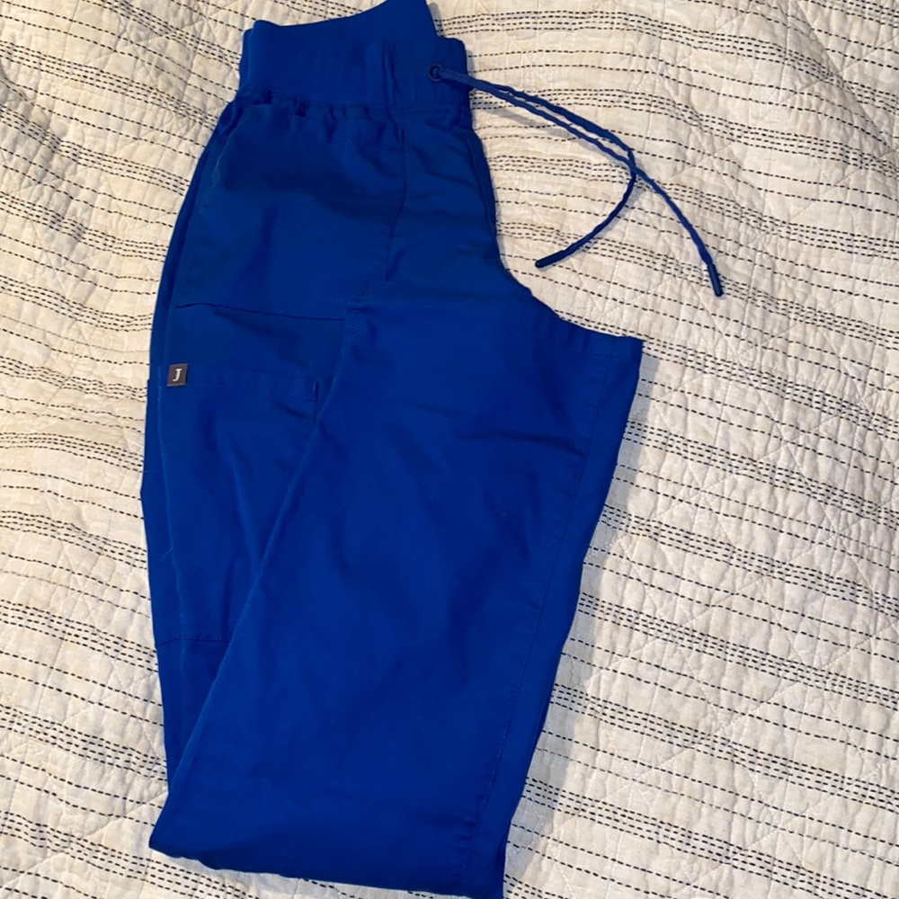 Jaanuu royal blue straight leg bottom